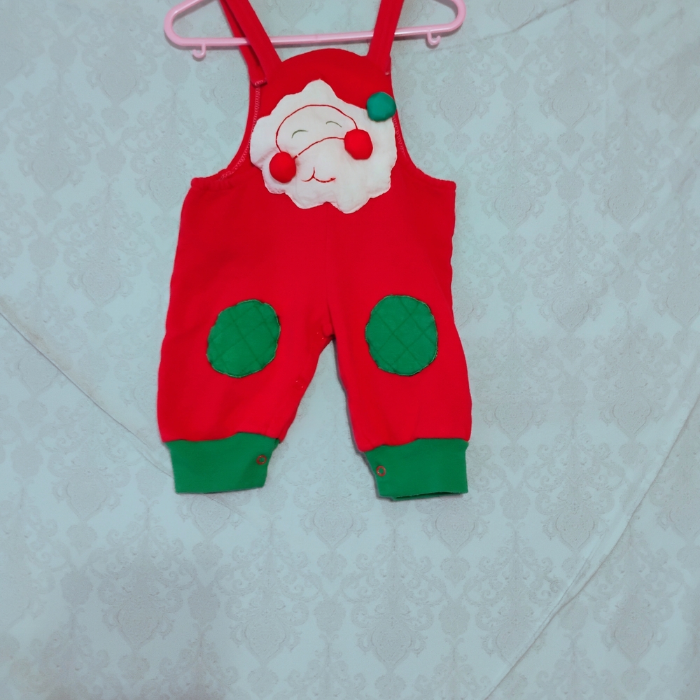 Ugly Christmas Sweater Red and Green Santa Bodysuit